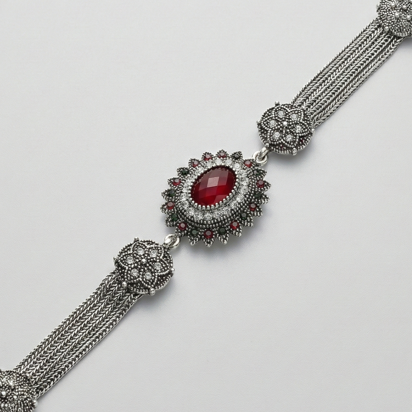Crimson Halo Bracelet