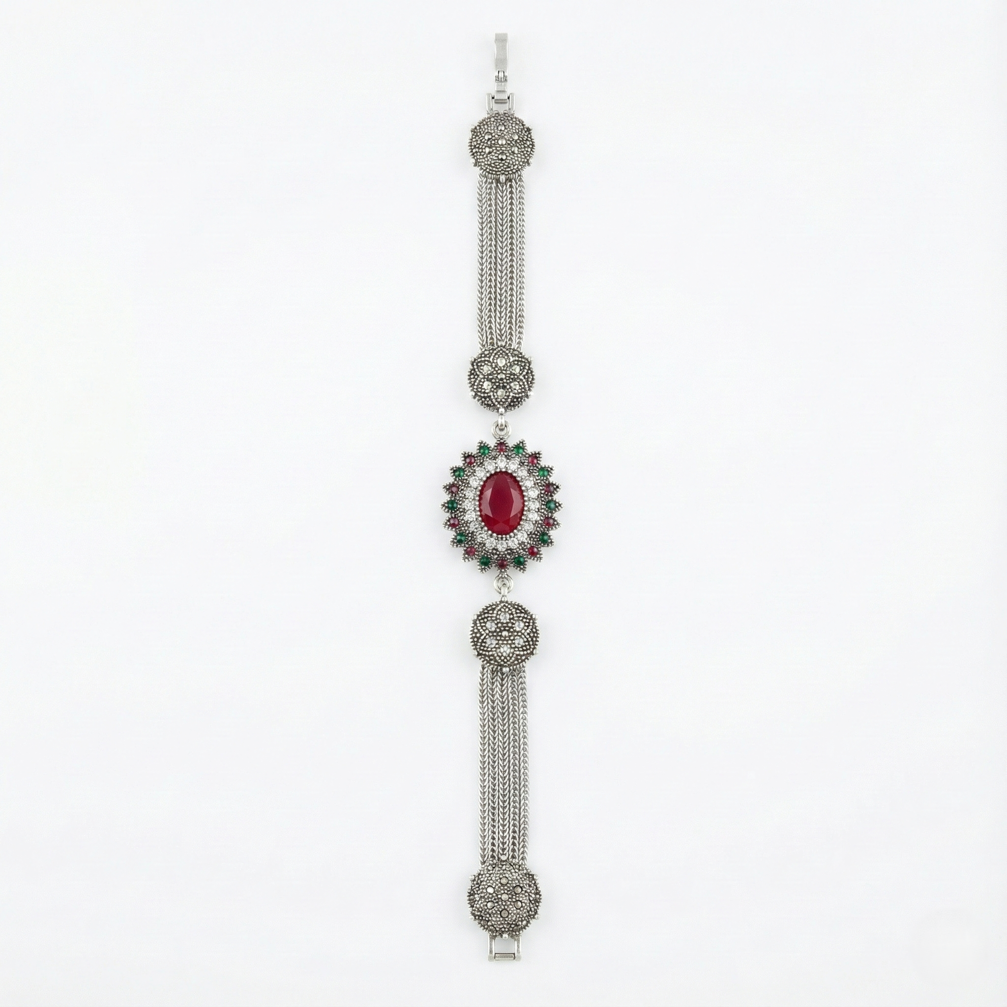 Crimson Halo Bracelet