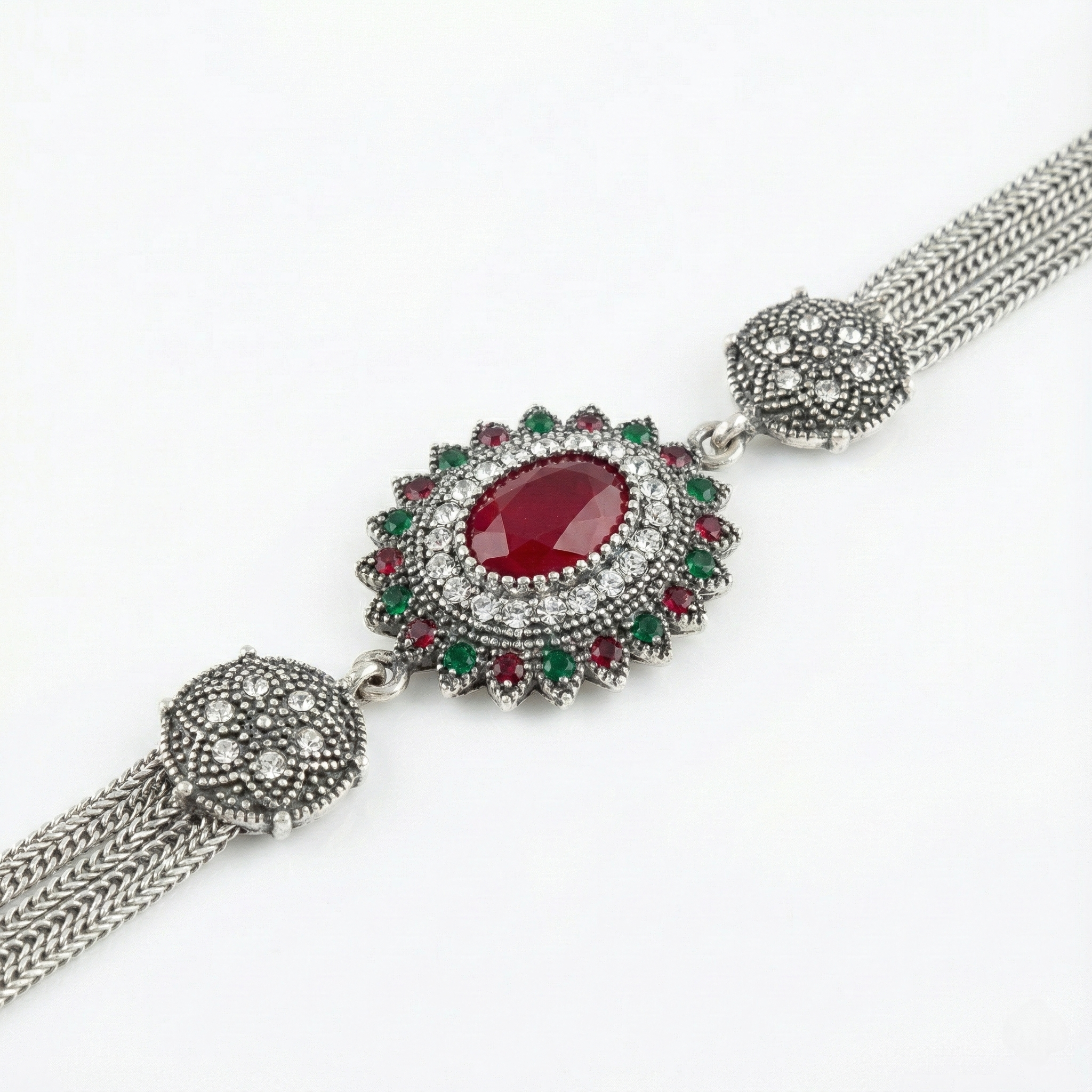 Crimson Halo Bracelet